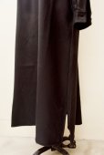画像14: Cristaseya  #03EE JAPANESE DUBLE WOOL COAT DRESS WITH MAXI COLLAR 　col.BLACK