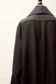 画像16: Cristaseya  #03EE JAPANESE DUBLE WOOL COAT DRESS WITH MAXI COLLAR 　col.BLACK