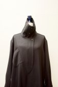 画像10: Cristaseya  #03EE JAPANESE DUBLE WOOL COAT DRESS WITH MAXI COLLAR 　col.BLACK