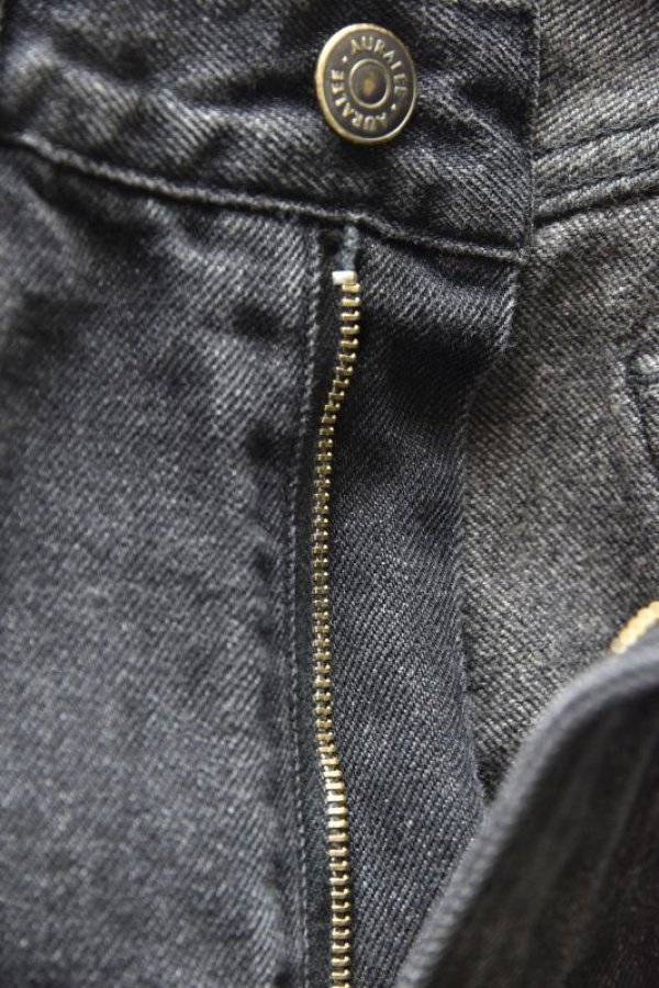 画像5: AURALEE "WASHED HAED TWIST DENIM 5P PANTS"【A20SB10DM】col. WASHED BLACK