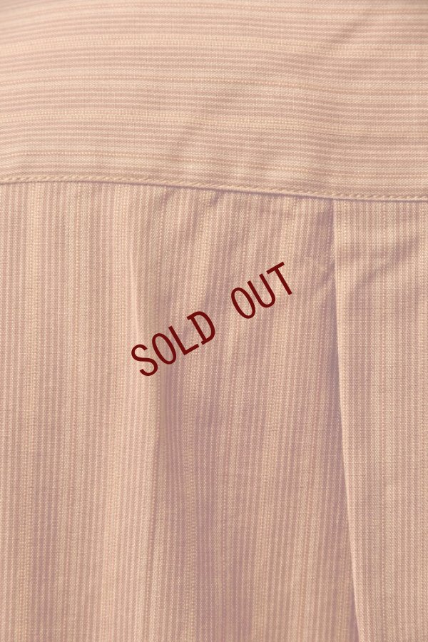 画像7: Cristaseya  #02SP-BRS COTTON 　"HANDMADE POPELINE MAO SHIRT WITH FRINGED COLLAR "　　col.BRONZE STRIPE