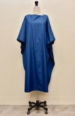 画像3: Cristaseya   LIGHT COTTON OVERSIZED CAFTAN  col.BLUE (3)