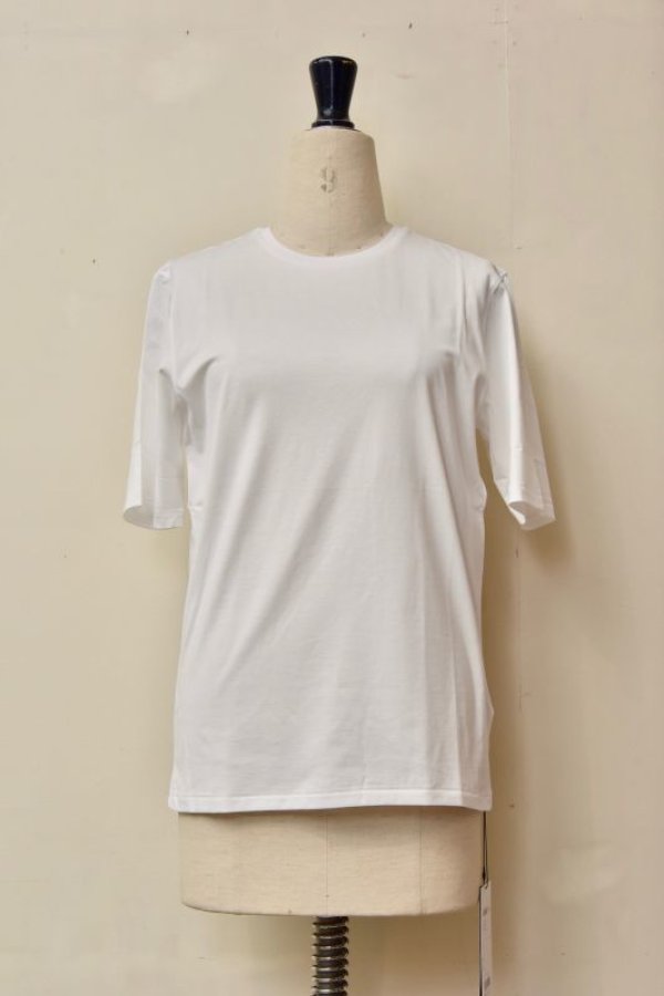 画像2: ATON　 SUVIN 60/2　 PERFECT SHORT T-SHIRT　 col. WHITE