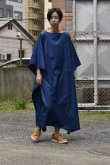 画像11: Cristaseya   LIGHT COTTON OVERSIZED CAFTAN  col.BLUE (11)