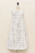 画像2: toogood　" THE BELLRINGER DRESS POPLIN BLOCKS  "　col.CHALK (2)