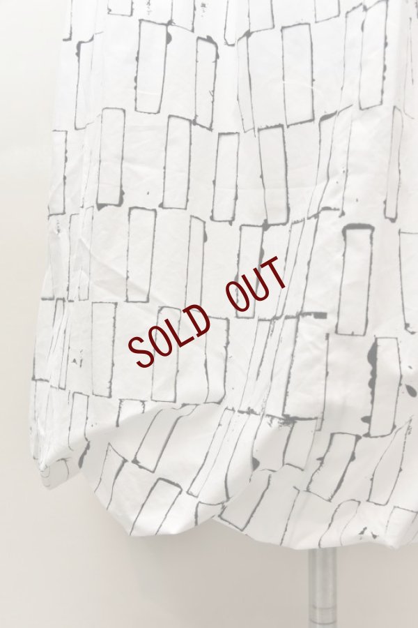 画像5: toogood　" THE BELLRINGER DRESS POPLIN BLOCKS  "　col.CHALK