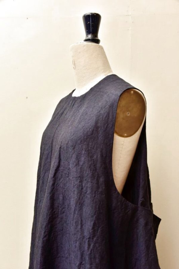 画像4: toogood　　"THE　GARDENER DRESS - LINEN"　col.INK
