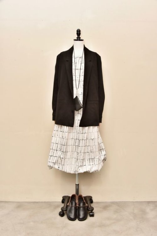 他の写真2: toogood　" THE BELLRINGER DRESS POPLIN BLOCKS  "　col.CHALK