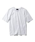 画像1: ATON　<br />SUVIN 60/2　<br />PERFECT SHORT T-SHIRT　<br />col. WHITE (1)