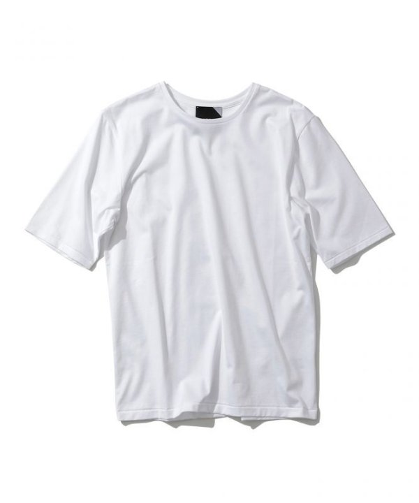 画像1: ATON　 SUVIN 60/2　 PERFECT SHORT T-SHIRT　 col. WHITE