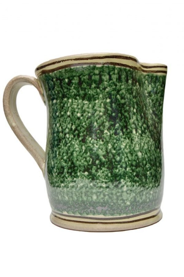 画像1: Cristaseya   CERAMIC PITCHER　 col.GREEN  (1)