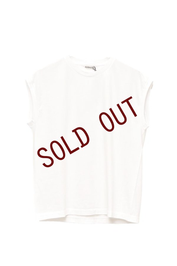 画像1:  AURALEE   "SEAMLESS CREW NECK SLEEVLESS"【A20ST07ST】col.WHITE (1)