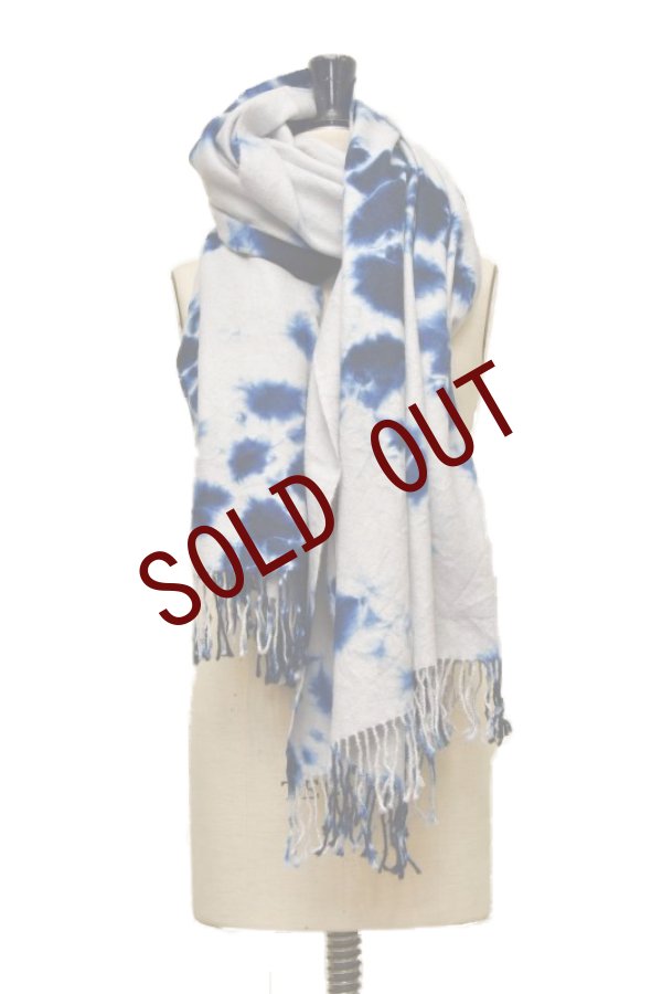 画像1: SUZUSAN　　"Hand Woven Baby Alpaca Throw" 　col.Dark Blue / Light Grey (1)