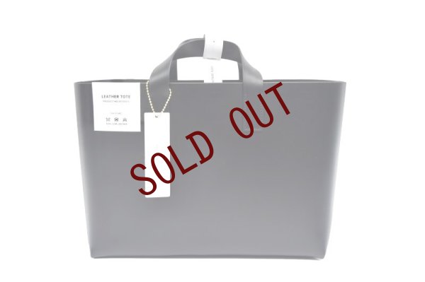 画像1: foot the coacher   LEATHER TOTE  SIZE S  col.BLACK