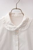 画像2: humoresque　<br />frill neck blouse　<br />col. milk beige (2)