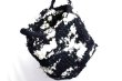 画像7: DANIELA GREGIS  "borsa crochet bag soffione" col, WHITE BLACK MIX (7)