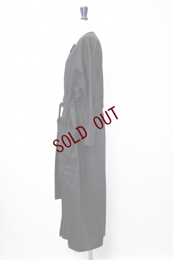 画像4: TENNE HANDCRAFTED MODERN  "WIDE WEIST BELT DRESS"   col, BLACK