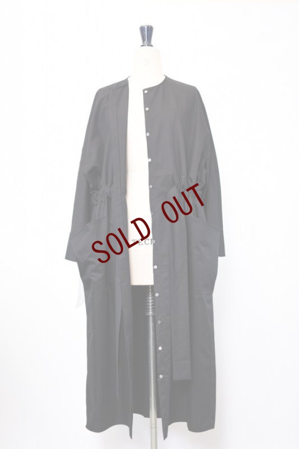 画像7: TENNE HANDCRAFTED MODERN  "WIDE WEIST BELT DRESS"   col, BLACK