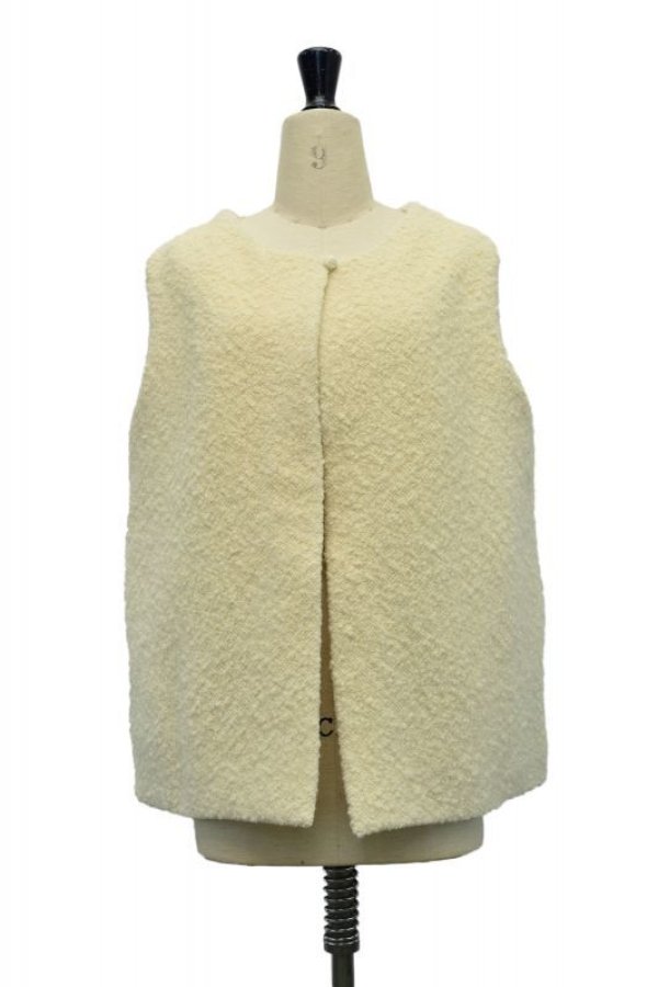 画像2: DANIELA GREGIS  "gilet vest pecora corto"　col.CREAM