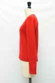 画像7: Cristaseya　 SHETLAND SWEATER (Tight Fit) 　 col.RED (7)