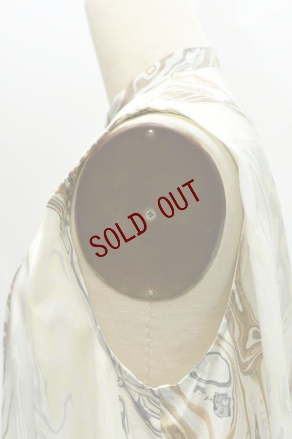 画像6: Dessin de mode　 ノースリーブバルーンワンピース　 col.MARBLE