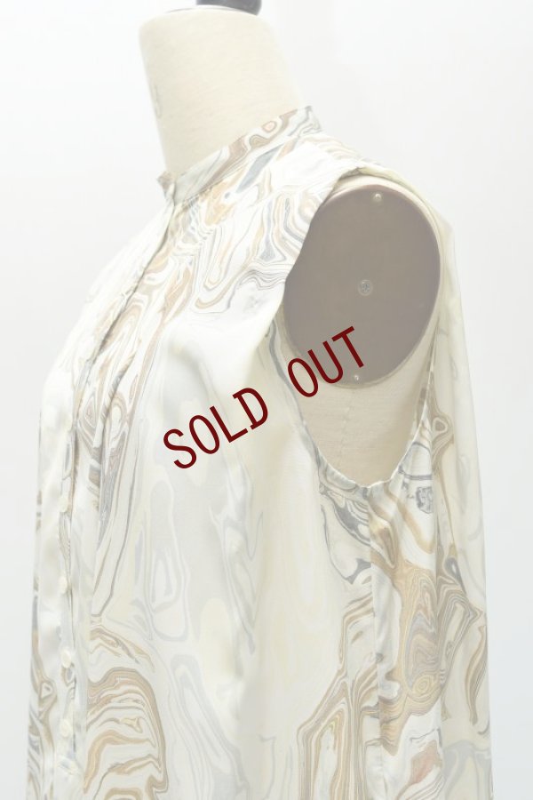 画像5: Dessin de mode　 ノースリーブバルーンワンピース　 col.MARBLE