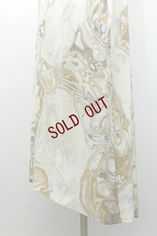 画像4: Dessin de mode　 ノースリーブバルーンワンピース　 col.MARBLE