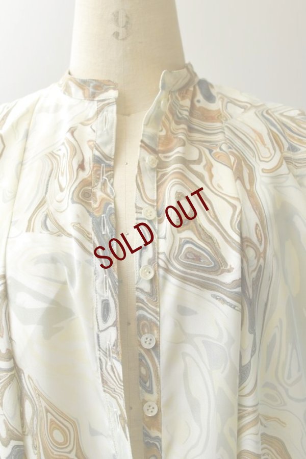 画像8: Dessin de mode　 ノースリーブバルーンワンピース　 col.MARBLE