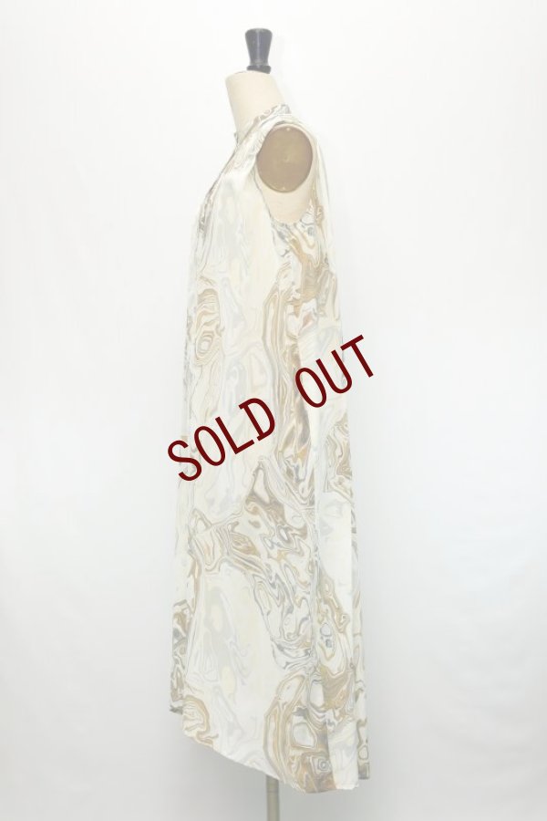 画像3: Dessin de mode　 ノースリーブバルーンワンピース　 col.MARBLE