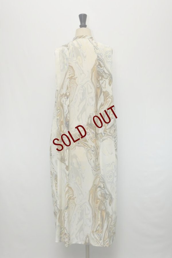 画像7: Dessin de mode　 ノースリーブバルーンワンピース　 col.MARBLE