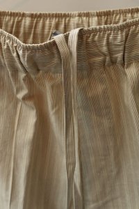 Cristaseya    JStriped Silk & Cotton Moroccan Pajama Pants    col. Brown Stripes