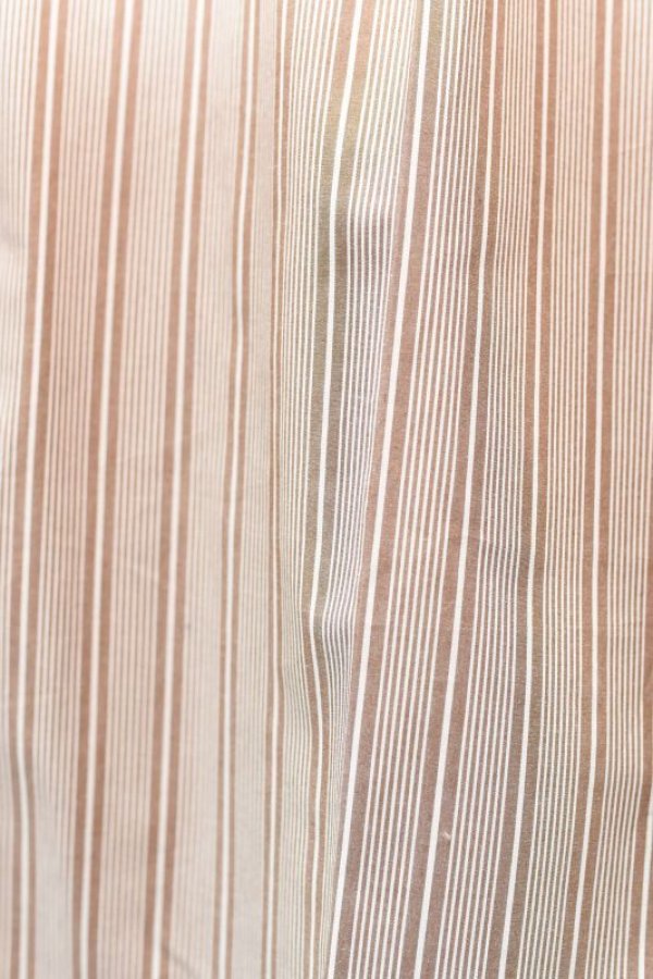 画像5: Cristaseya    Japanese Striped Cotton Moroccan Pajama Pants    col.Large Brown Stripes