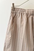 画像2: Cristaseya   <br />Japanese Striped Cotton Moroccan Pajama Pants   <br />col.Large Brown Stripes (2)