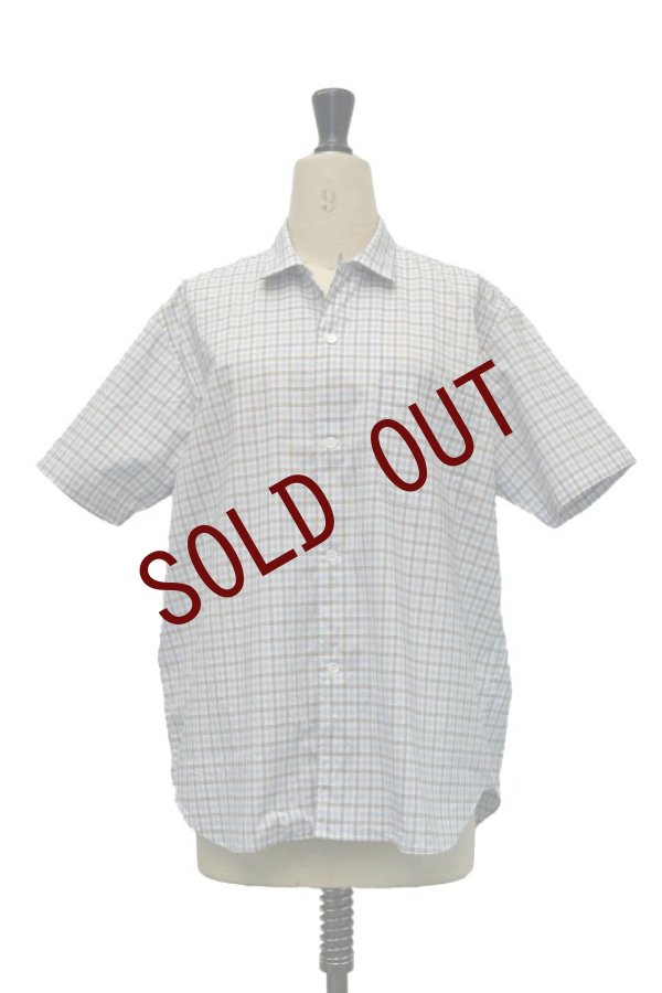 画像1: Sans limite  ボックス小開襟　THOMAS MASON  col.BROWN CHECK (1)