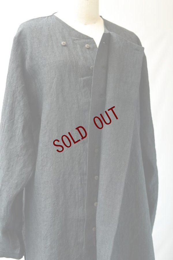 画像4: toogood　 THE GLASSBLOWER TUNIC - LAUNDERED LINEN　 col.CHARCOAL