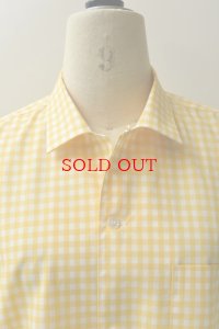 Sans limite  ボックス小開襟　THOMAS MASON  col.YELLOW GINGHAM