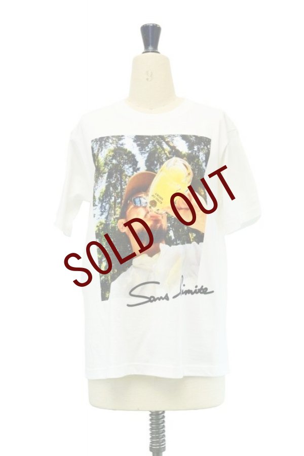 画像1: Sans limite  ビールTシャツ1　  col.WHITE (1)
