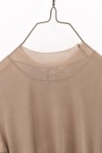 画像2:  AURALEE　<br />HIGH GAUGE SHEER RIB  L/S TEE　<br />col.BEIGE (2)