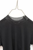 画像2:  AURALEE　<br />HIGH GAUGE SHEER RIB  L/S TEE　<br />col.BLACK (2)