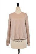 humoresque　　 long tuck blouse　 col.beige