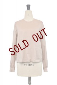 humoresque　　 long tuck blouse　 col.beige