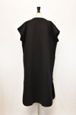 画像4: Cristaseya　 13S-BK-BIS　 FELTED WOOL CAFTAN -5cm SHORTER　 col.BLACK  (4)