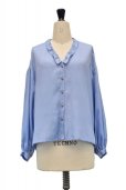 画像1: humoresque　　<br />chelsea collar blouse　<br />col.saxe blue (1)