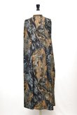 画像4: Dessin de mode　 ノースリーブバルーンワンピース　 col.BLACK MARBLE (4)