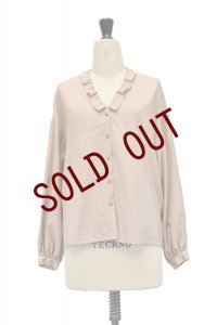 humoresque　　 chelsea collar blouse　 col.beige
