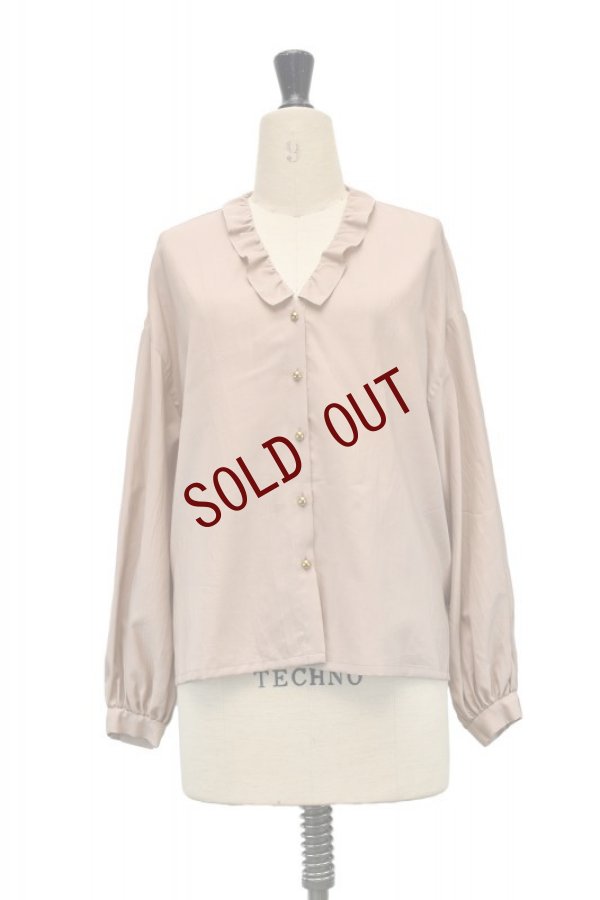 画像1: humoresque　　 chelsea collar blouse　 col.beige