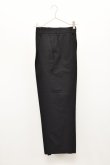画像3: Cristaseya　  35H-BIS-CRE-SA　 JAPANESE CREPE WOOL PLEATED CROPPED TROUSERS　 col.BLACK (3)