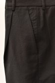 画像7: Cristaseya　  35H-BIS-CRE-SA　 JAPANESE CREPE WOOL PLEATED CROPPED TROUSERS　 col.BLACK (7)