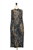 画像2: Dessin de mode　 ノースリーブバルーンワンピース　 col.BLACK MARBLE (2)