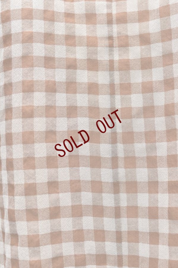 画像8: toogood　 THE DRAUGHTSMAN SHIRT WOOL COTTON CHECK　 col.TAWNY